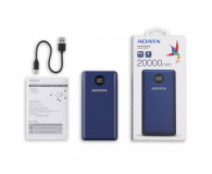 ADATA Power Bank P20000QCD 20000mAh granatowy - 645544 - zdjęcie 6